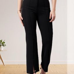 R.Code by The Roadster Life Co. Women Flared High-Rise Trousers-picture-44