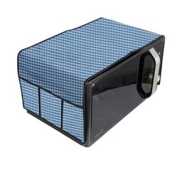 The Furnishing Tree Waterproof & Dustproof PVC Microwave Oven Top Cover with 6 Utility Pockets Pin-image-61