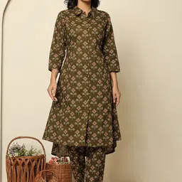 CHETI Women Pure Cotton Co-ord Set-21