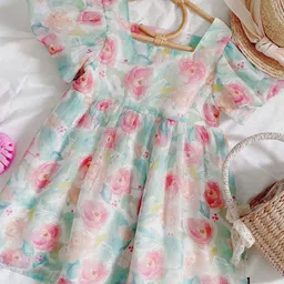 LULU & SKY Floral Print Peplum Dress-image-29