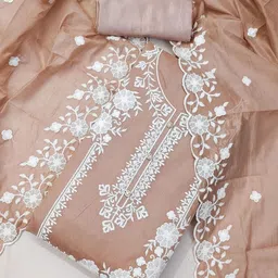 SAINOOR Embroidered Unstitched Dress Material-image-93
