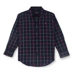 Gini and Jony Boys Standard Opaque Checked Casual Shirt-image-95