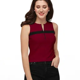MG FASHION Women Maroon Tops-image-16