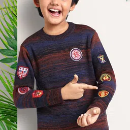 ARIAS By LARA DUTTA Boys Printed Pullover-image-13