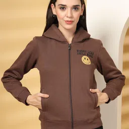 Thirty Threads Women Printed Hooded Sweatshirt-picture-40