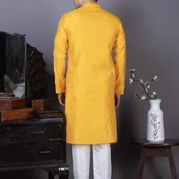 DEVOILER Men Regular Kurta with Pyjamas-image-6