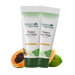 Kulsum's Kaya Kalp Set Of 2 Papaya Face Wash For Dirt Removal - 50 ml Each-53