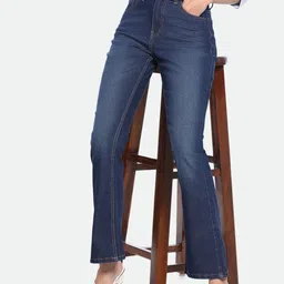 DL Woman Women Bootcut Light Fade Stretchable Jeans-image-54