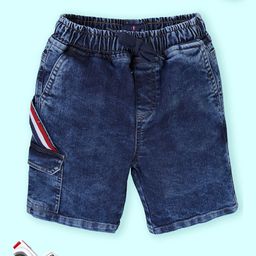 KiddoPanti Boys Mid-Rise Denim Shorts-image-20