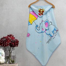 Myntra Elegant Homes Blue & Pink 1 Printed Cotton 420 GSM Bath Towel-image-84