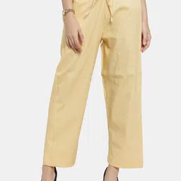 CORSICA Women Tailored Cotton Regular Trousers-picture-18