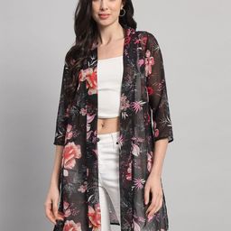 Curvydrobe Women Printed Shrug-image-50