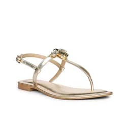 Saint G Women Open Toe Flats with Buckles-54
