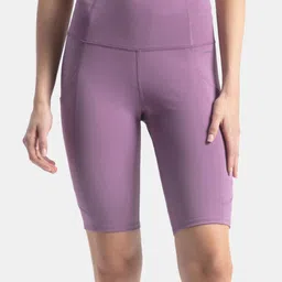 Jockey Women High-Rise Training or Gym Sports Shorts with Antimicrobial Technology-image-55