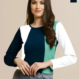 Mast & Harbour Women Pack Of 2 Puff Sleeves Peplum Top-picture-24