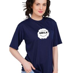 Moda Rapido Women Typography Printed Round Neck Cotton T-shirt-picture-13