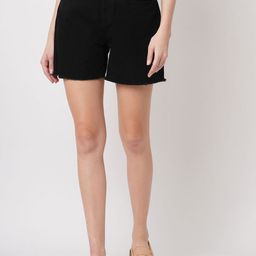 The Roadster Mid Rise Relexed Fit Pure Cotton Above Knee Demin Shorts-image-91