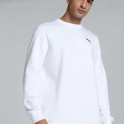 Puma Men Brand Logo Printed Cotton Crew Neck Long Sleeve Sweatshirt-picture-29