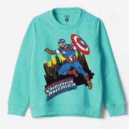YK Disney Boys Avengers Printed Round Neck Long Sleeves Pullover Sweatshirt-image-56