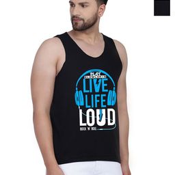 SLOWLORIS Men Pack Of 2 Typography Printed Round Neck Cotton Slim Fit T-Shirts-picture-20