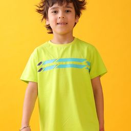 Anthrilo Boys Typography Printed Applique T-shirt-image-10