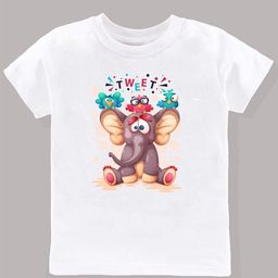 KAVEE Boys Bio Finish Graphic Printed Round Neck Cotton T-shirt-image-39