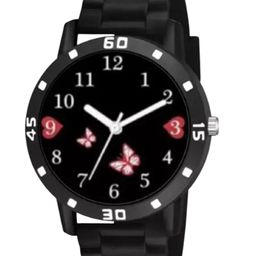 Miss Perfect Men Printed Dial & Rubber Straps Analogue Watch A_33-35