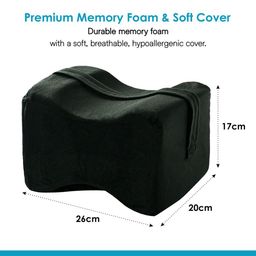 Kuber Industries Black Memory Foam Filled Knock Knee Corrector with Zip image 4