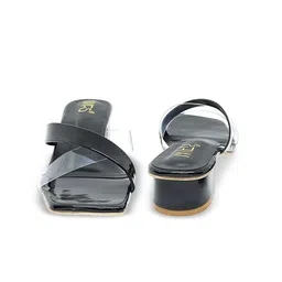 WFS Square Toe Block Heel Sandals image 2