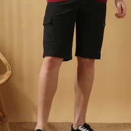 Dennis Lingo Men Mid-Rise Cargo Shorts-image-36