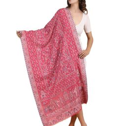 Stole & Yarn Unisex Woven Design Stole-image-65