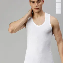 CAVENDERS Pack Of 4 Cotton Undershirt Vests soft White Premium quality Dno-v277st-image-78