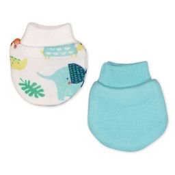mothercare Infant Boys Printed Pure Cotton Mittens-image-87