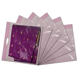 Kuber Industries Pink Set of 6 Regular Suit Organiser Organisers-20
