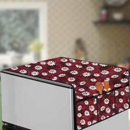 The Furnishing Tree White Plastic Refrigerator Cover-image-97