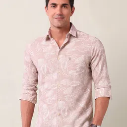 U.S. Polo Assn. Men Tailored Fit Floral Opaque Printed Casual Shirt-picture-21
