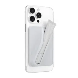 CASE CREATION Solid Soft Silicone Mobile Back Case Lip Balm Holder image 2