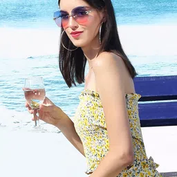 Sera Floral Print Off-Shoulder Crop Top-image-99