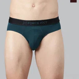 Force NXT Pack of 2 Mid-Rise Anti Microbial Cotton Basic Briefs MNFL-35-R3-ASST-C2-PO2-picture-3