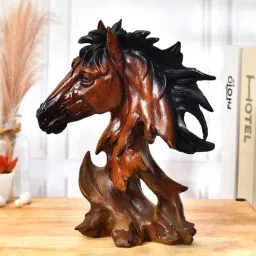 tayhaa Horse Melody Brown Resin Figurine-picture-0