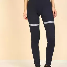 Wildcraft Women Navy Blue Solid Tights-image-74