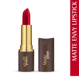 GLAM21 Matte Envy Highly Blendable Lipstick - 3.5g - Rogue Red 05-47