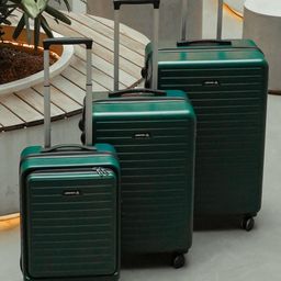 Assembly Stark Set Of 3 Textured Hard-Sided Trolley Bags-6