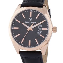 Daniel Klein Men Textured Dial & Leather Straps Analogue Watch DK.1.13555-5-picture-27