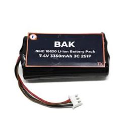 Pro-Range NMC 18650 7.4V 3350mAh 3C 2S1P (TX) Li-ion Battery Pack-42