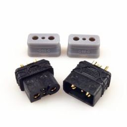 QS2-2P 2mm Bullet Connectors Gold plated Plugs for RC Car ESC Battery solder connector Female Drone Lipo battery FPV Ebike power system-42
