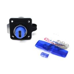 LP-16-J/TYPEC31/215/SX-43-401-CNLINKO-USB-C Port Panel Mount Receptacles Waterproof Connector(4 Mounting Hole )-16
