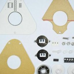 DIY Round Triangle LED POV Rotation Hand Spinner SMD Learning Kit-49