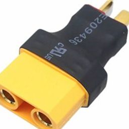 SafeConnect Nylon T-Connector Male to XT-90 Female Connector Battery Adapter Lead-47