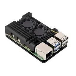 Waveshare Aluminium Alloy Case for Raspberry Pi 5, Dual Cooling Fans-10